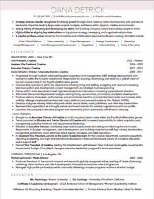 Resume Examples, Cover Letter Samples, And Linkedin Profile Samples